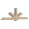 Ekena Millwork Kennewick Smooth Timber Gable Bracket, Douglas Fir, 96"W x 28"H x 5 1/2"D x 5 1/2"F, 7/12 Pitch GBW096X28X0606KEN00SDF - alternate 3